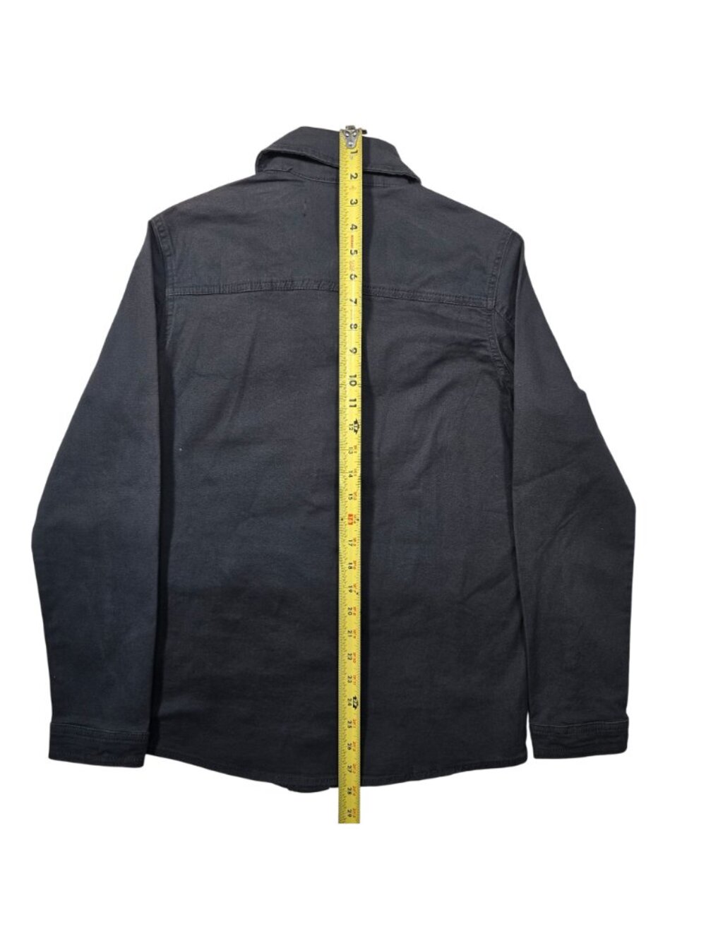 1822 Denim Women's Utility Jacket Black Button Front 4 Pocket XS NWT Cotton - Picture 7 of 8
